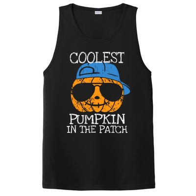 Coolest Pumpkin In The Patch Halloween Boy Girl Teens PosiCharge Competitor Tank