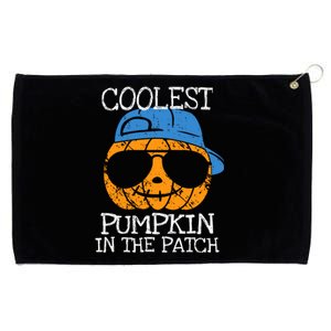 Coolest Pumpkin In The Patch Halloween Boy Girl Teens Grommeted Golf Towel