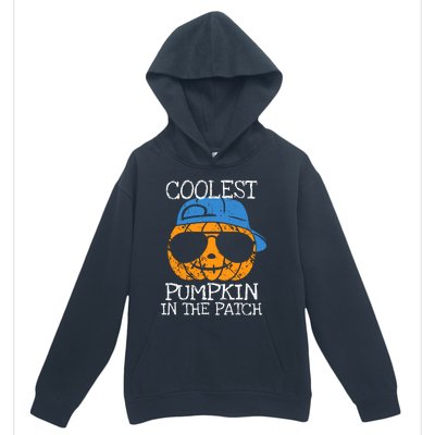 Coolest Pumpkin In The Patch Halloween Boy Girl Teens Urban Pullover Hoodie