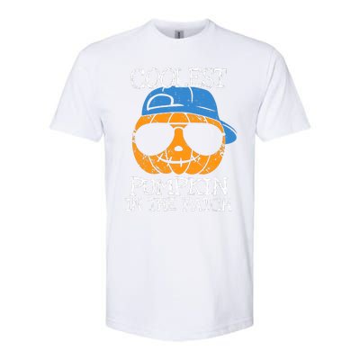 Coolest Pumpkin In The Patch Halloween Boy Girl Teens Softstyle CVC T-Shirt