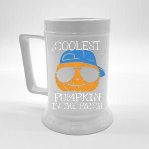 Coolest Pumpkin In The Patch Halloween Boy Girl Teens Beer Stein