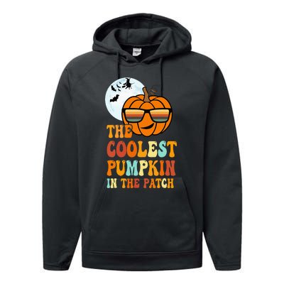 Coolest Pumpkin In The Patch Adorable Halloween Performance Fleece Hoodie