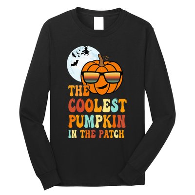 Coolest Pumpkin In The Patch Adorable Halloween Long Sleeve Shirt