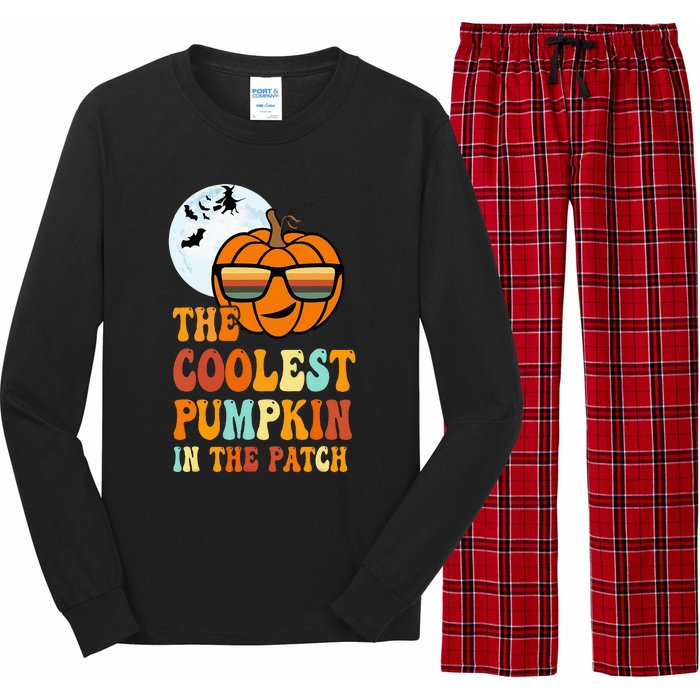 Coolest Pumpkin In The Patch Adorable Halloween Long Sleeve Pajama Set