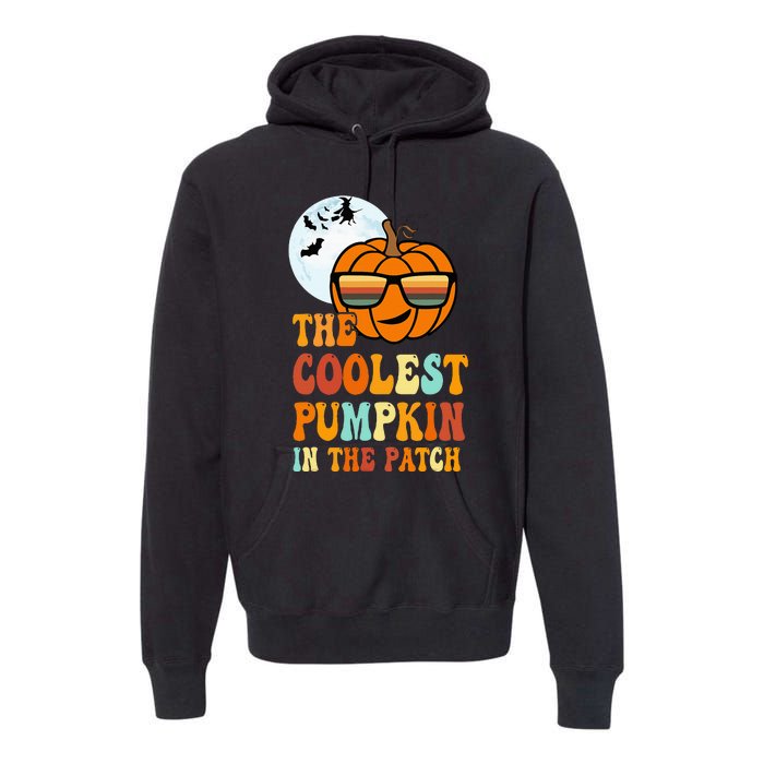 Coolest Pumpkin In The Patch Adorable Halloween Premium Hoodie