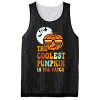 Coolest Pumpkin In The Patch Adorable Halloween Mesh Reversible Basketball Jersey Tank