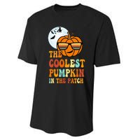 Coolest Pumpkin In The Patch Adorable Halloween Performance Sprint T-Shirt