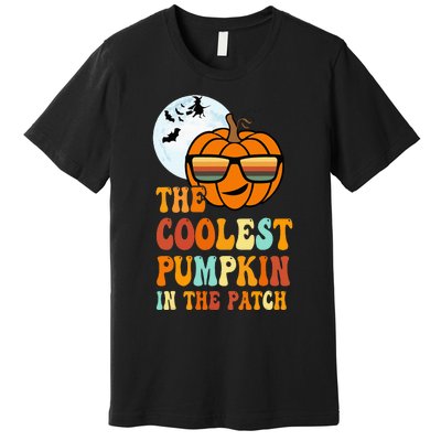 Coolest Pumpkin In The Patch Adorable Halloween Premium T-Shirt