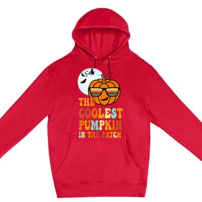 Coolest Pumpkin In The Patch Adorable Halloween Premium Pullover Hoodie