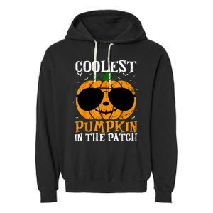 Coolest Pumpkin In The Patch Garment-Dyed Fleece Hoodie