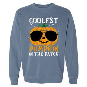 Coolest Pumpkin In The Patch Garment-Dyed Sweatshirt