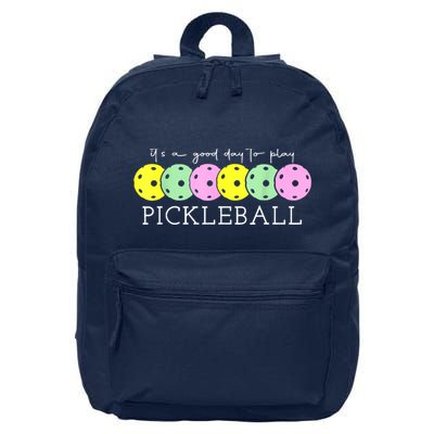 Cool Pickleball Its A Good Days To Play Pickleball Dink Player Gift Ideas 16 in Basic Backpack