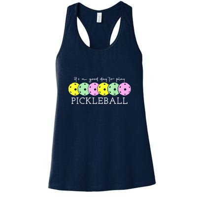 Cool Pickleball Its A Good Days To Play Pickleball Dink Player Gift Ideas Womens Tank Top