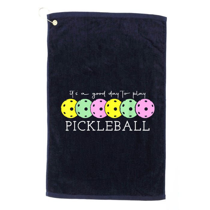 Cool Pickleball Its A Good Days To Play Pickleball Dink Player Gift Ideas Golf Towel