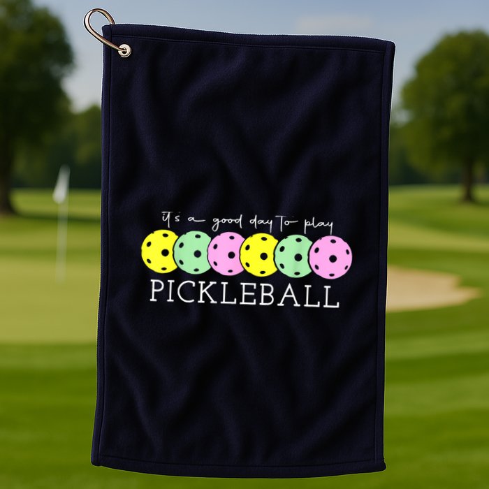 Cool Pickleball Its A Good Days To Play Pickleball Dink Player Gift Ideas Golf Towel