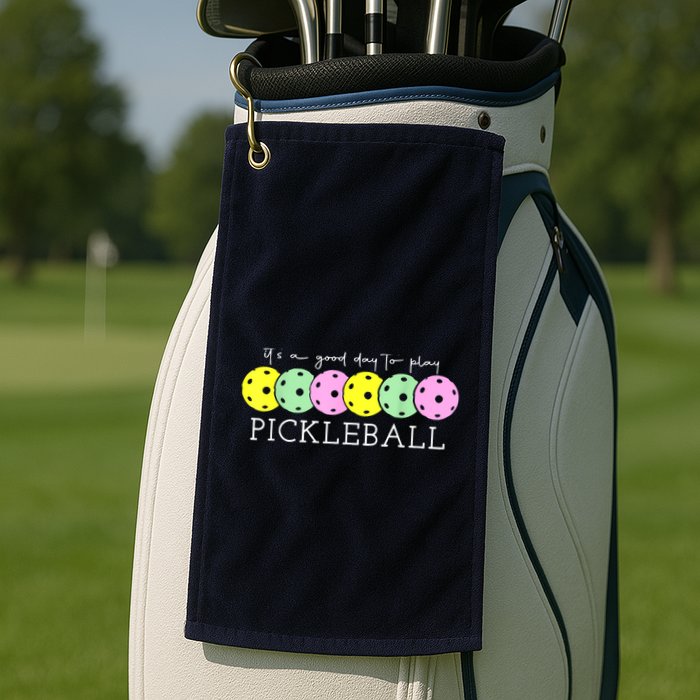 Cool Pickleball Its A Good Days To Play Pickleball Dink Player Gift Ideas Golf Towel