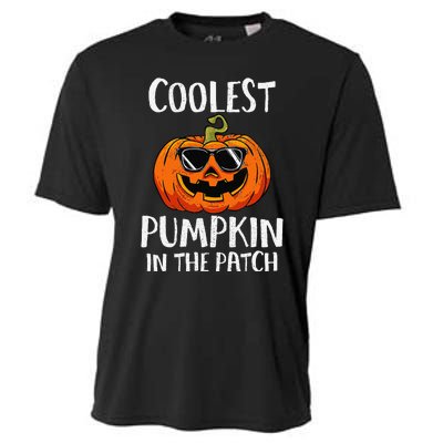 Coolest Pumpkin In The Patch Funny Halloween Gift Cooling Performance Crew T-Shirt