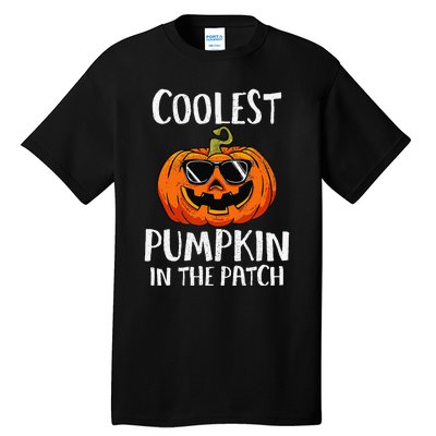 Coolest Pumpkin In The Patch Funny Halloween Gift Tall T-Shirt