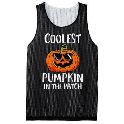 Coolest Pumpkin In The Patch Funny Halloween Gift Mesh Reversible Basketball Jersey Tank