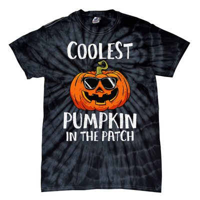 Coolest Pumpkin In The Patch Funny Halloween Gift Tie-Dye T-Shirt