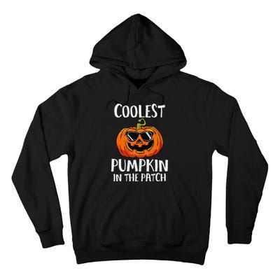 Coolest Pumpkin In The Patch Funny Halloween Gift Tall Hoodie