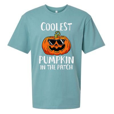 Coolest Pumpkin In The Patch Funny Halloween Gift Sueded Cloud Jersey T-Shirt