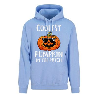 Coolest Pumpkin In The Patch Funny Halloween Gift Unisex Surf Hoodie