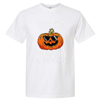 Coolest Pumpkin In The Patch Funny Halloween Gift Garment-Dyed Heavyweight T-Shirt