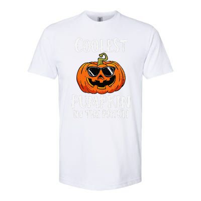 Coolest Pumpkin In The Patch Funny Halloween Gift Softstyle CVC T-Shirt