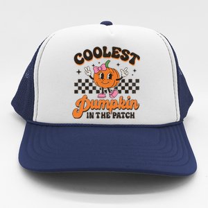 Coolest Pumpkin In The Patch Halloween Trucker Hat