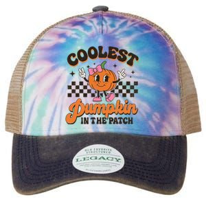 Coolest Pumpkin In The Patch Halloween Legacy Tie Dye Trucker Hat