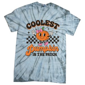 Coolest Pumpkin In The Patch Halloween Tie-Dye T-Shirt