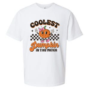 Coolest Pumpkin In The Patch Halloween Sueded Cloud Jersey T-Shirt