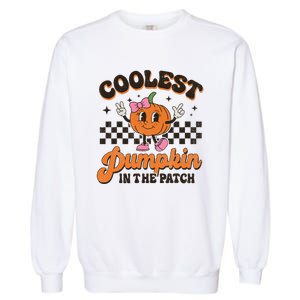 Coolest Pumpkin In The Patch Halloween Garment-Dyed Sweatshirt