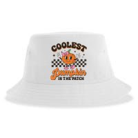 Coolest Pumpkin In The Patch Halloween Sustainable Bucket Hat