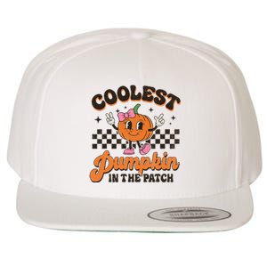 Coolest Pumpkin In The Patch Halloween Wool Snapback Cap