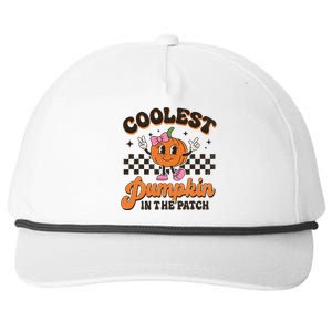 Coolest Pumpkin In The Patch Halloween Snapback Five-Panel Rope Hat