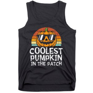 Coolest Pumpkin In The Patch Halloween Tank Top