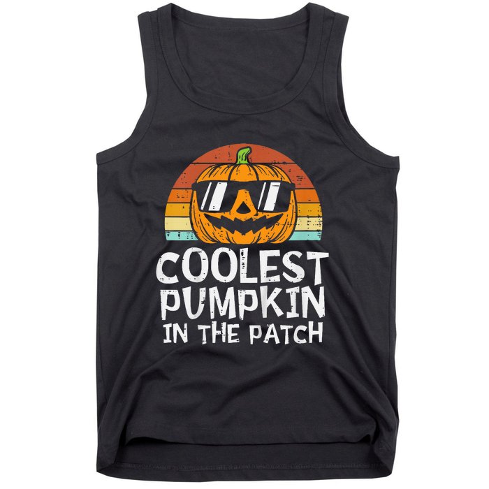 Coolest Pumpkin In The Patch Halloween Tank Top