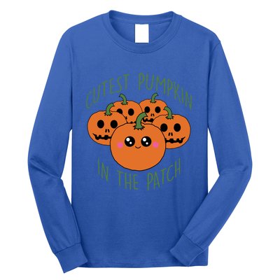 Cutest Pumpkin In The Patch Funny Gift Long Sleeve Shirt