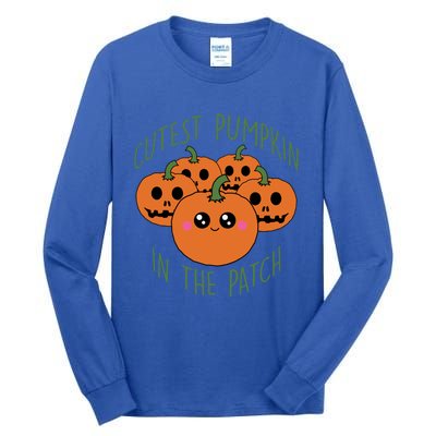 Cutest Pumpkin In The Patch Funny Gift Tall Long Sleeve T-Shirt