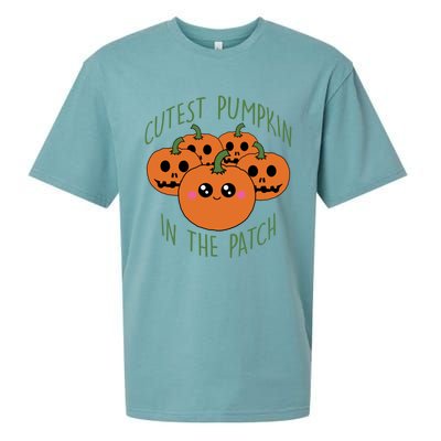 Cutest Pumpkin In The Patch Funny Gift Sueded Cloud Jersey T-Shirt