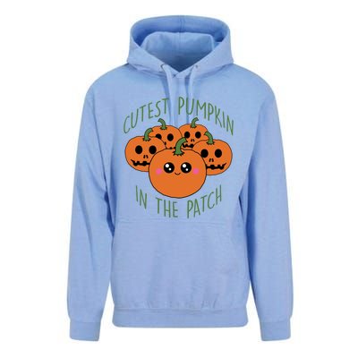 Cutest Pumpkin In The Patch Funny Gift Unisex Surf Hoodie