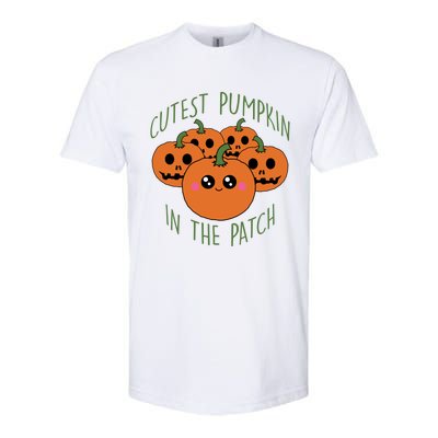 Cutest Pumpkin In The Patch Funny Gift Softstyle CVC T-Shirt