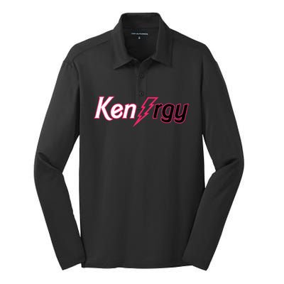 Cute Pinky I Am Keough Funny Kenrgy Silk Touch Performance Long Sleeve Polo