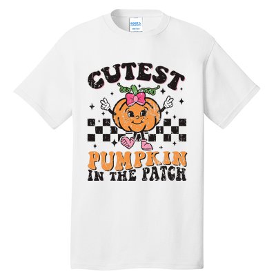 Cutest Pumpkin In The Patch Funny Halloween Thanksgiving Tall T-Shirt