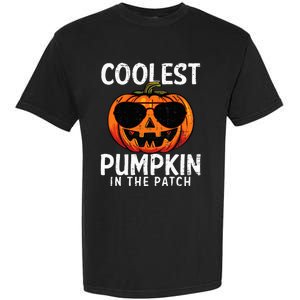 Coolest Pumpkin In The Patch Halloween Kids Garment-Dyed Heavyweight T-Shirt