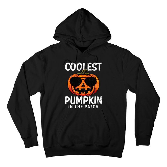 Coolest Pumpkin In The Patch Halloween Kids Hoodie