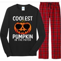 Coolest Pumpkin In The Patch Halloween Kids Long Sleeve Pajama Set