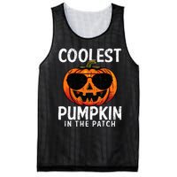 Coolest Pumpkin In The Patch Halloween Kids Mesh Reversible Basketball Jersey Tank